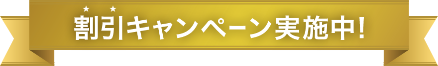 割引キャンペーン実施中！?241008