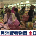 【消費者物価】0.6％上昇 　総務省「緩やかな上昇変わりない」