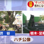 栃木県足利市に渋谷のスクランブル交差点が出現！