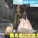 【被害受けた観光地は‥】箱根 上流の水が“溢れ続ける”